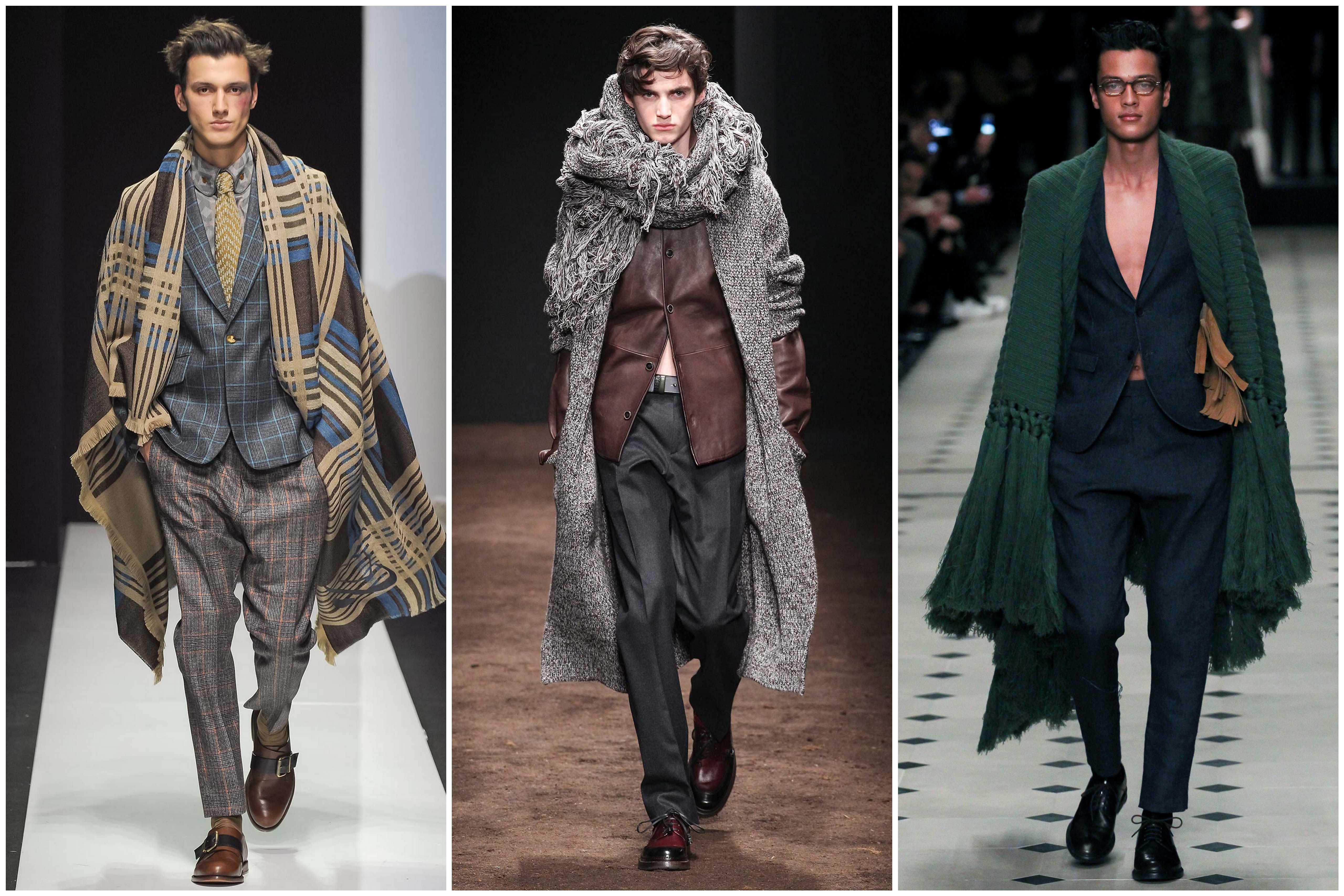 FALL 2015: Long SHAWLS & SCARVES in trend for Men! - STREETTROTTER